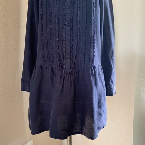 Free People Long Sleeve Drop Waist Tunic/Dress - Picture 3 of 8